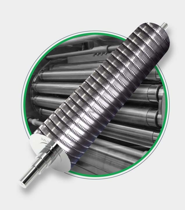 Ss cladding roller